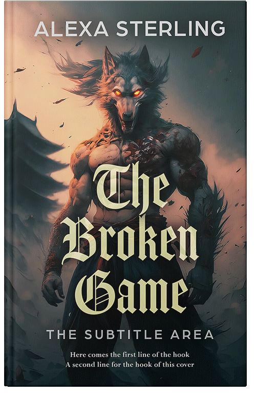 Front view of Premade Horror Book Cover - Cameo #36995 | BookCoverZone