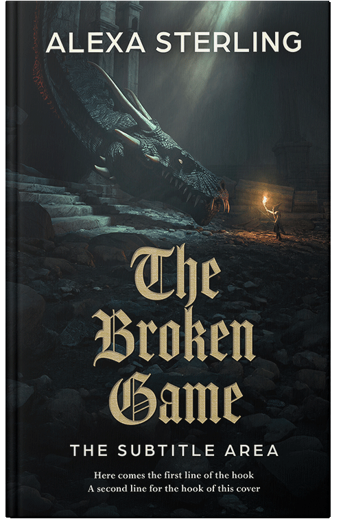 Front view of Premade Fantasy Book Cover - Bunker #37000 | BookCoverZone*
