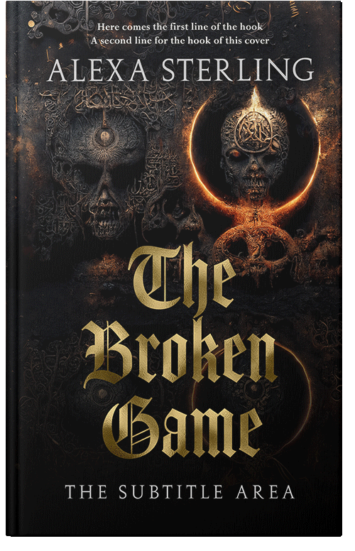 Front view of Premade Horror Book Cover - Cod Gray #37003 | BookCoverZone*