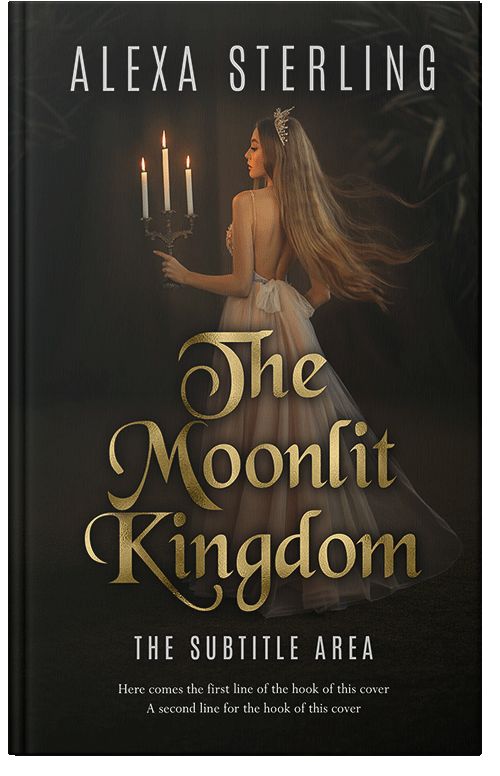 Front view of Premade Fantasy Book Cover - Oil #37013 | BookCoverZone*