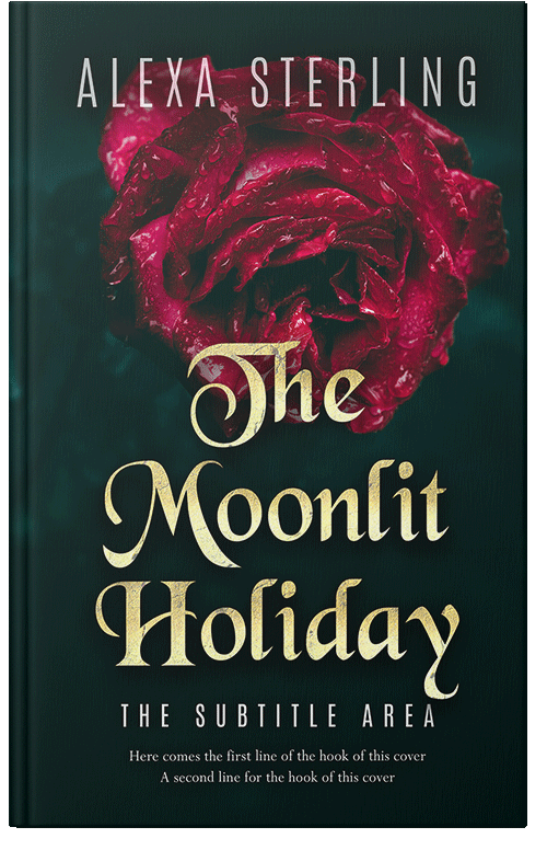 Front view of Premade Romance Book Cover - Old Rose #37033 | BookCoverZone*