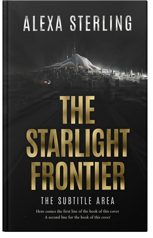 Front view of Premade Science Fiction Book Cover - Cod Gray #37040 | BookCoverZone*