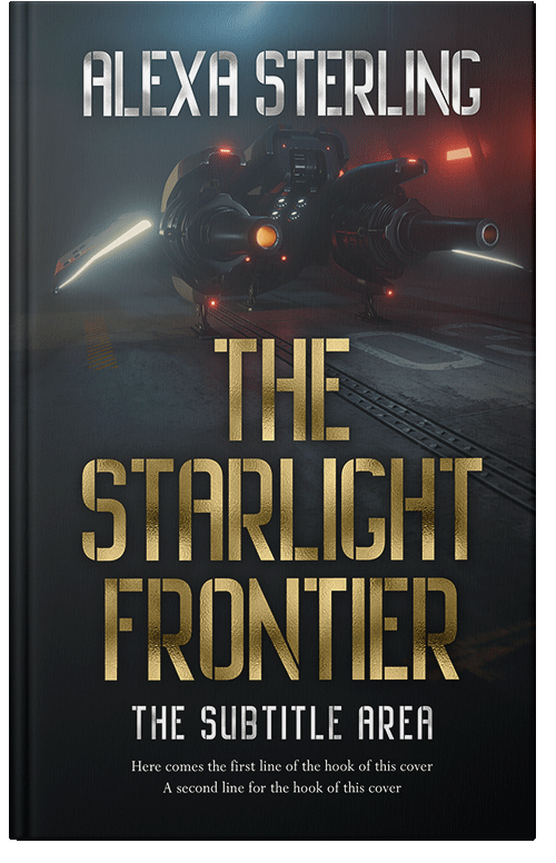Front view of Premade Science Fiction Book Cover - Shark #37047 | BookCoverZone*