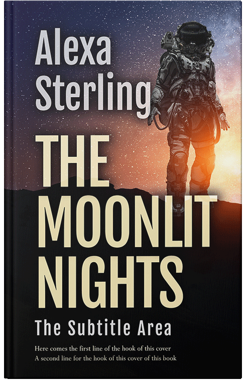 Front view of Premade Science Fiction Book Cover - Cocoa Brown #37051 | BookCoverZone*