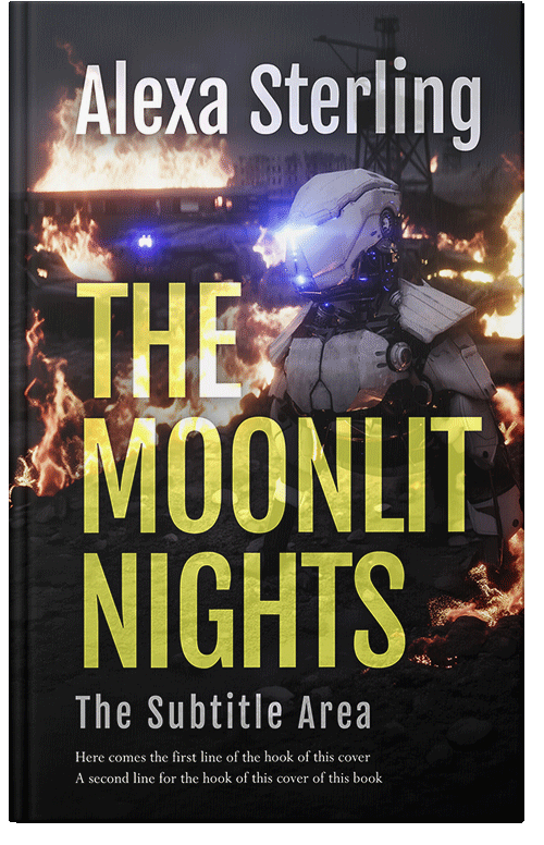 Front view of Premade Science Fiction Book Cover - Straw #37055 | BookCoverZone*