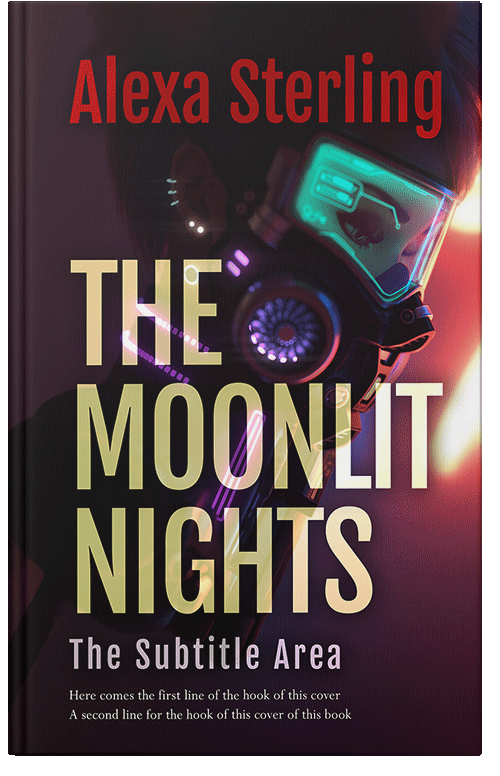 Front view of Premade Science Fiction Book Cover - Tan #37056 | BookCoverZone*