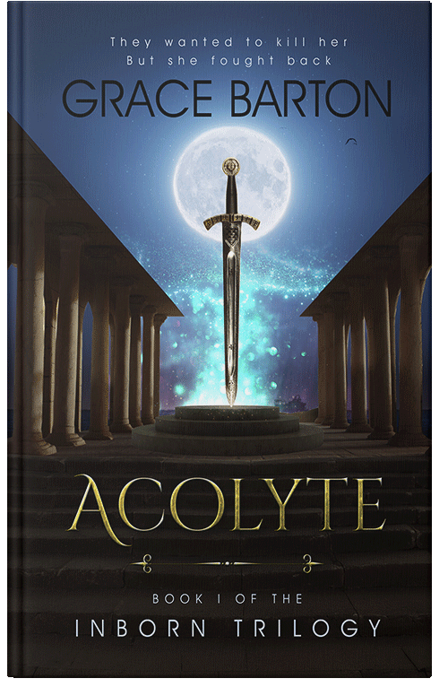 Front view of Premade Fantasy Book Cover - Shark #37068 | BookCoverZone*