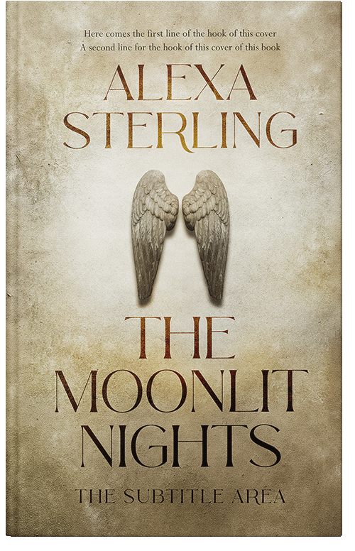 Front view of Premade Paranormal & Urban Book Cover - Soft Amber #37082 | BookCoverZone*