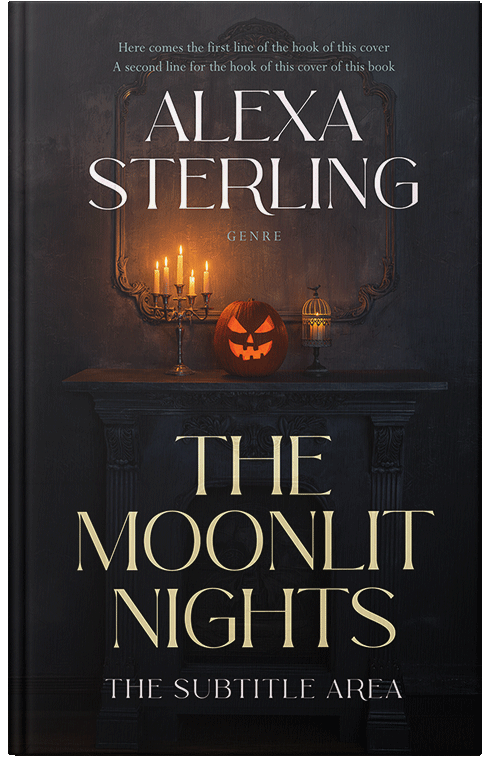 Front view of Premade Horror Book Cover - Thunder #37086 | BookCoverZone*