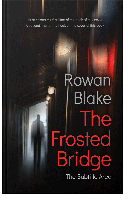 Front view of Premade Mystery & Thriller & Suspense Book Cover - Gondola #37182 | BookCoverZone