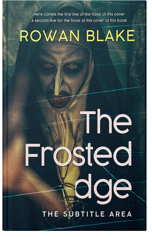 Front view of Premade Horror Book Cover - Timber Green #37188 | BookCoverZone