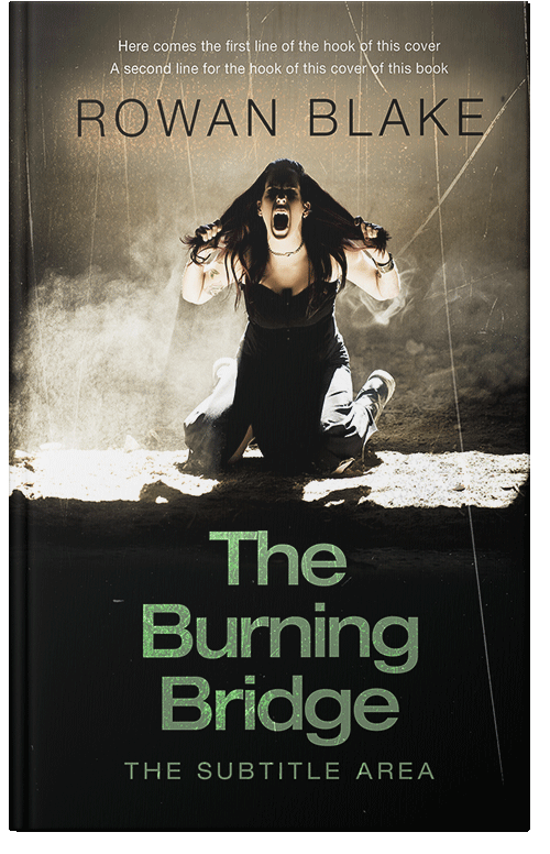 Front view of Premade Horror Book Cover - Vanilla #37197 | BookCoverZone