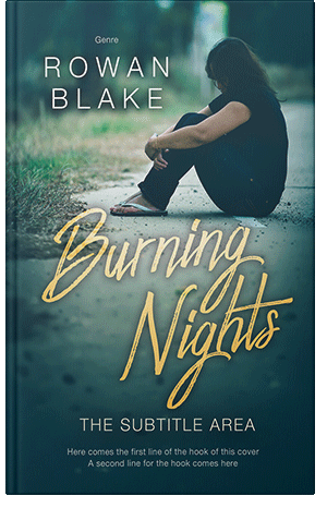 Premade Book Cover Nile Blue