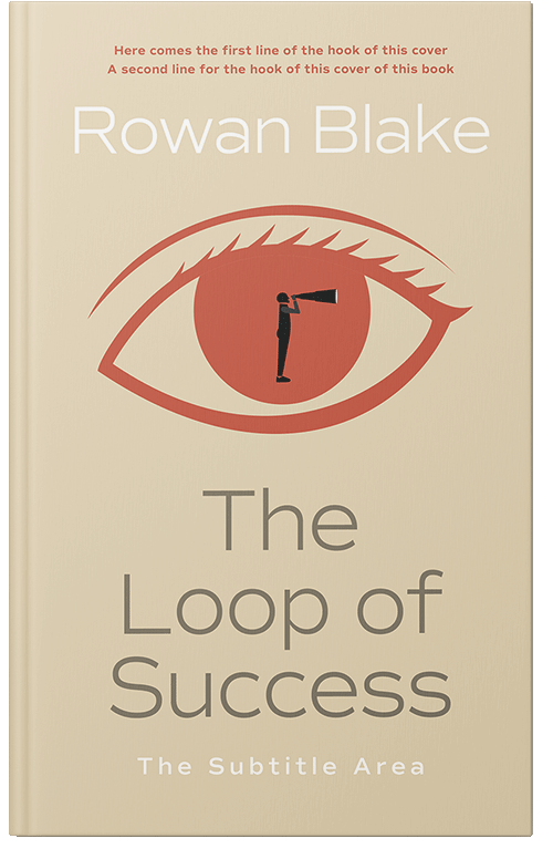 Front view of Premade Business Book Cover - Raffia #37234 | BookCoverZone*