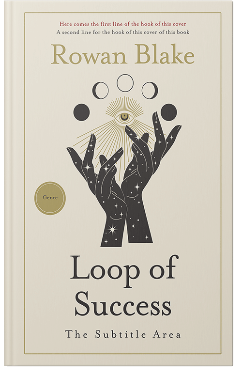 Front view of Premade Self-Improvement & Self-Help Book Cover - Satin Linen #37247 | BookCoverZone