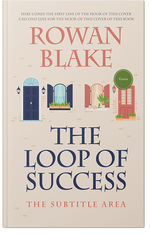 Front view of Premade Literary Fiction Book Cover - White Rock #37249 | BookCoverZone*