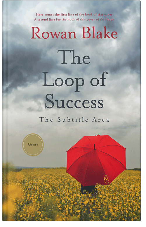 Front view of Premade Literary Fiction Book Cover - Silver Sand #37250 | BookCoverZone