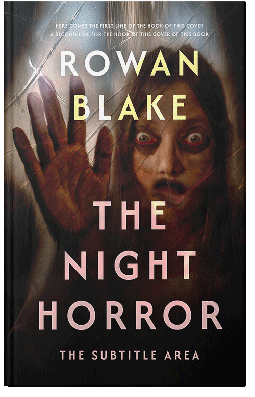 Front view of Premade Horror Book Cover - Night Rider #37271 | BookCoverZone