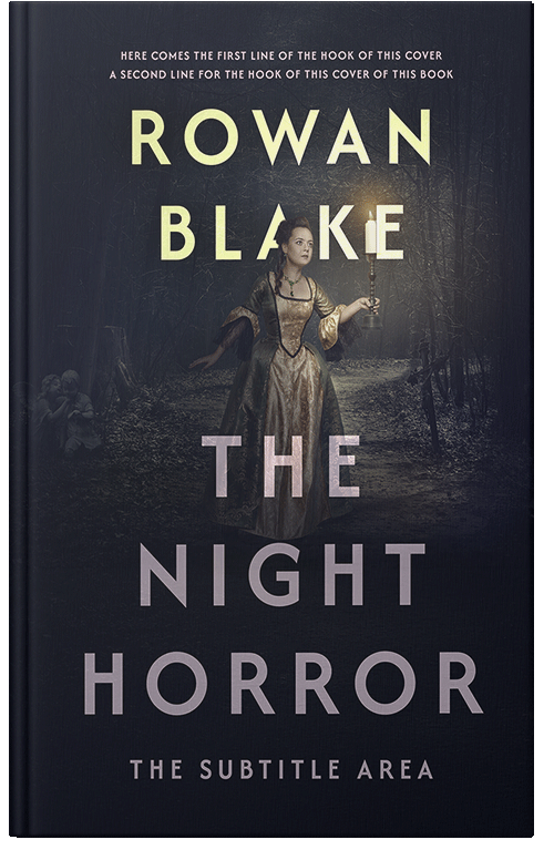 Front view of Premade Horror Book Cover - Mirage #37272 | BookCoverZone