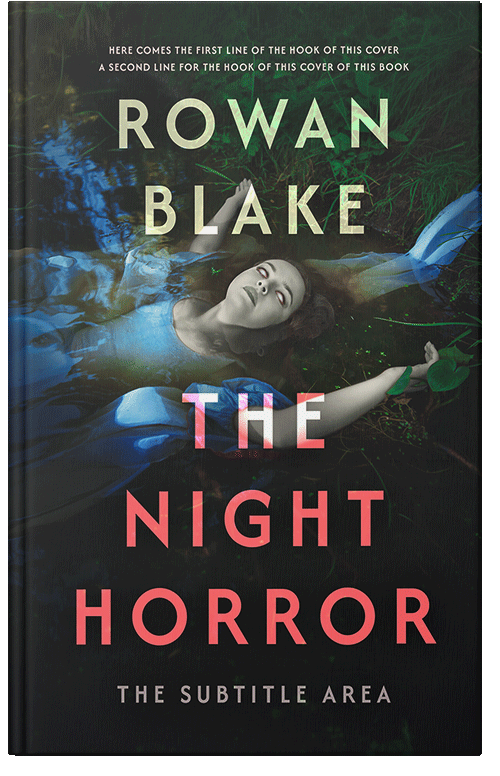 Front view of Premade Horror Book Cover - Outer Space #37273 | BookCoverZone