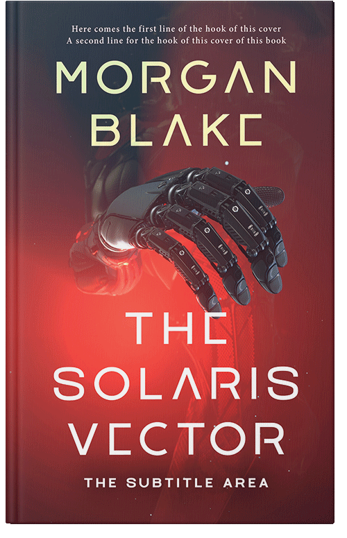 Front view of Premade Science Fiction Book Cover - Solid Pink #37284 | BookCoverZone