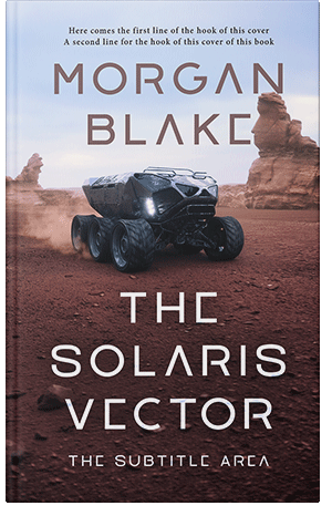 Premade Book Cover Woody Brown