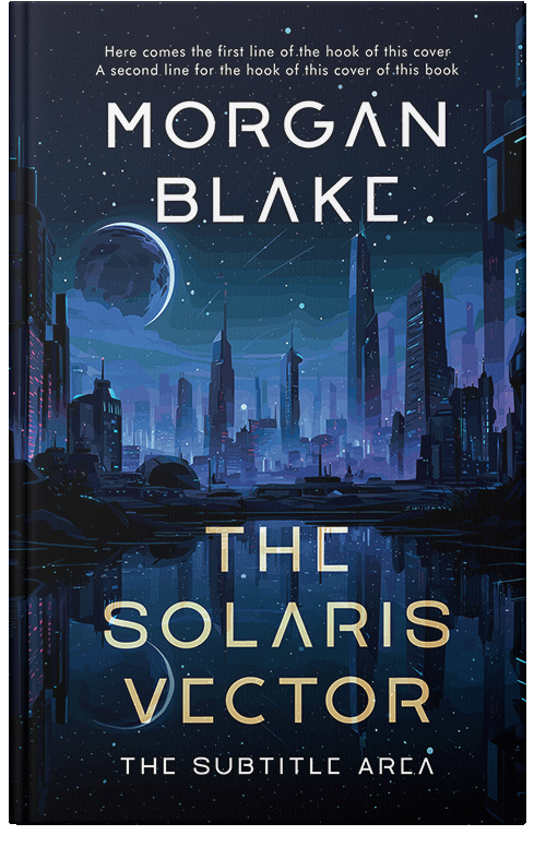 Front view of Premade Science Fiction Book Cover - Black Pearl #37296 | BookCoverZone