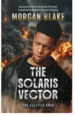 Premade Book Cover Tan