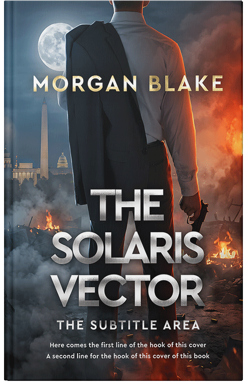 Front view of Premade Action & Adventure Book Cover - Tuna #37312 | BookCoverZone*