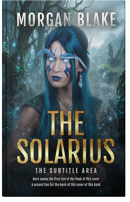 Front view of Premade Fantasy Book Cover - Mirage #37319 | BookCoverZone