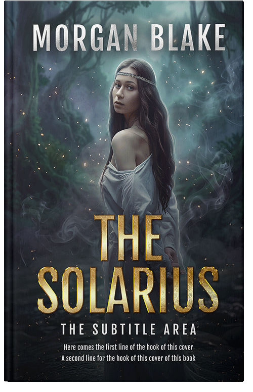 Front view of Premade Fantasy Book Cover - Outer Space #37320 | BookCoverZone