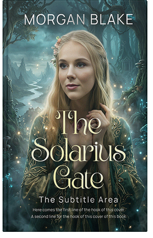 Premade Book Cover Outer Space