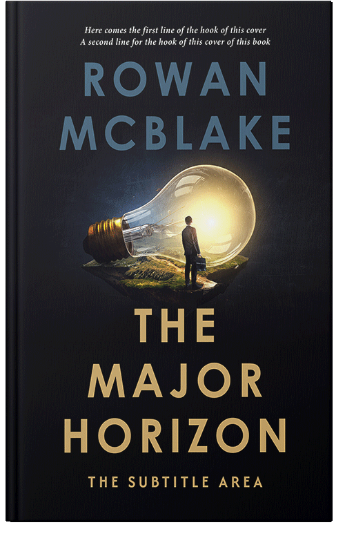 Front view of Premade Business Book Cover - Tan #37368 | BookCoverZone