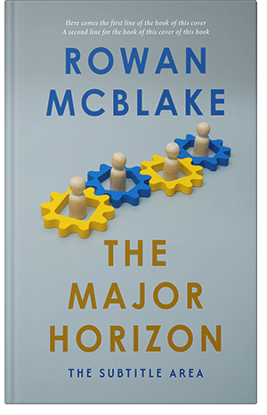 Premade Book Cover Tower Gray