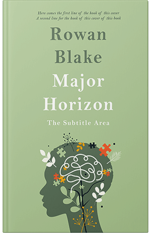 Premade Book Cover Swamp Green