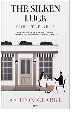 Pre Made Book Cover Ship Gray