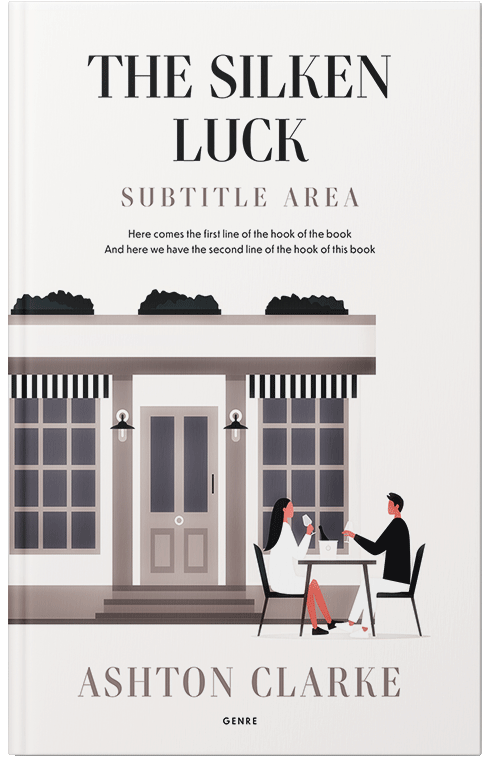 Front view of Premade Romance Book Cover - Ship Gray