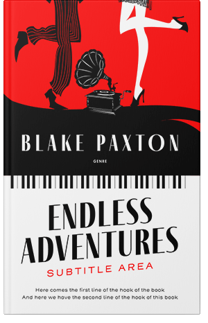 Premade Book Cover Red
