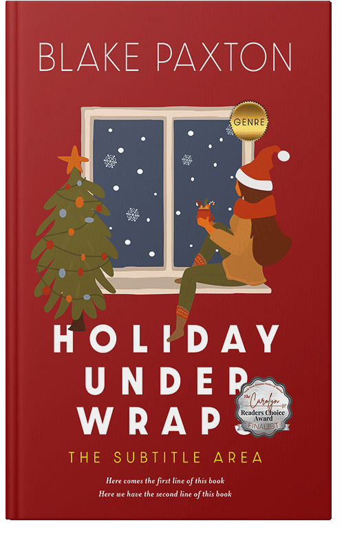 Front view of Premade Chick Lit Book Cover - Tamarillo