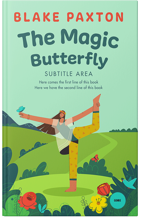 Front view of Premade Health & Mind & Body Book Cover - Padua