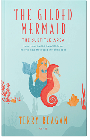 Premade Book Cover Jagged Ice