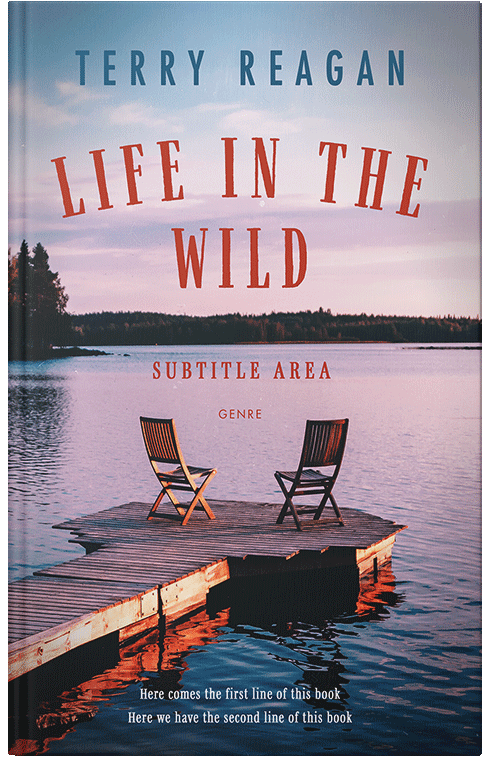 Front view of Premade Literary Fiction Book Cover - Maverick