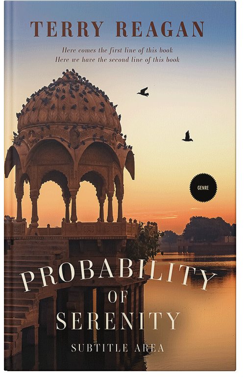 Front view of Premade Travel Book Cover - Pancho