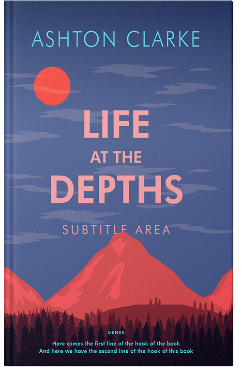 Front view of Premade Western Book Cover - East Bay