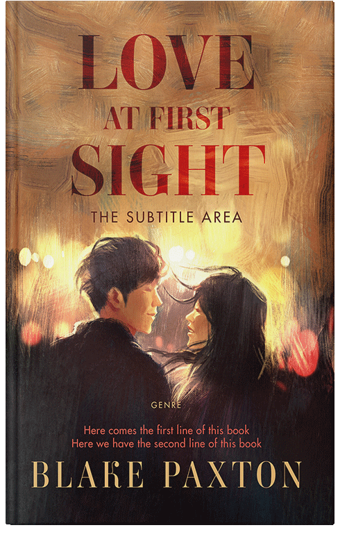 Front view of Premade Romance Book Cover - Driftwood