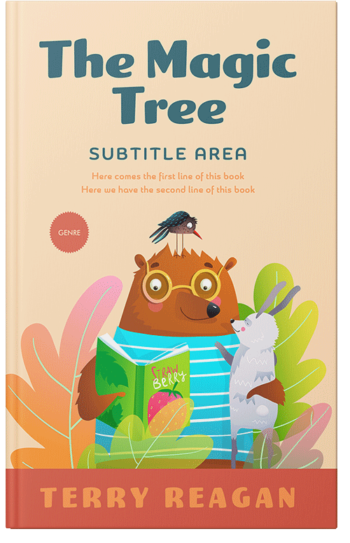 Front view of Premade Children's Book Cover - Givry