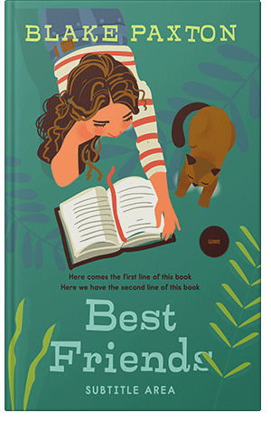 Premade Book Cover Viridian