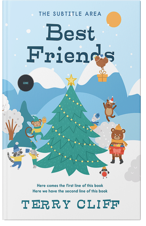 Front view of Premade Children's Book Cover - Lochinvar