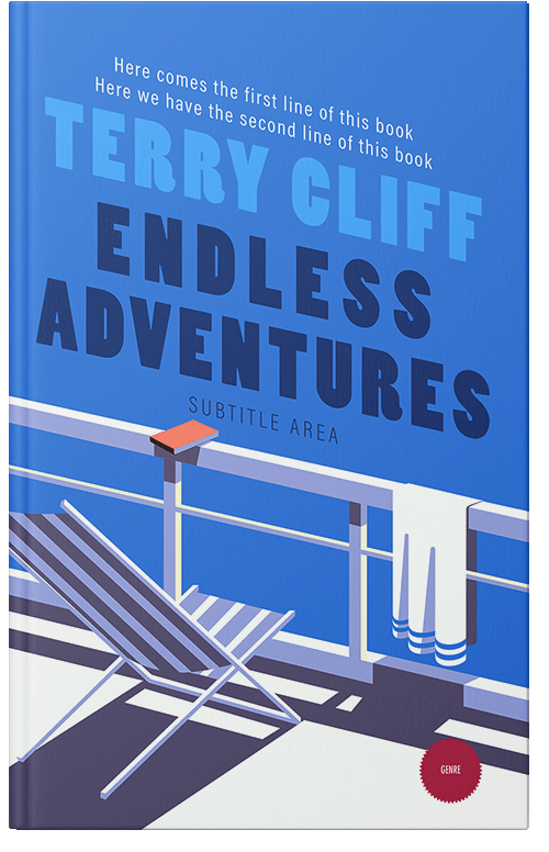 Front view of Premade Travel Book Cover - Mariner