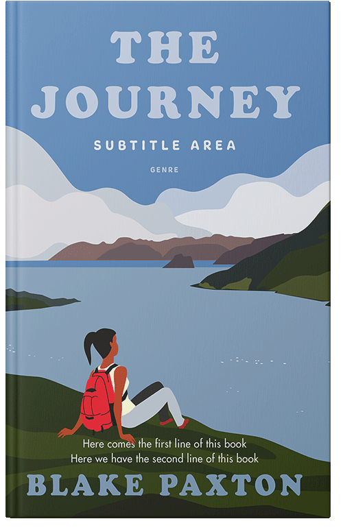 Front view of Premade Travel Book Cover - Ship Cove